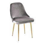 Velvet Dining Chair, Set of 2, Multi-Color Options