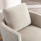 Multi-Color Boucle Swivel Barrel Chair, Set of 2