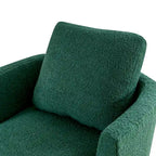 Multi-Color Boucle Swivel Barrel Chair, Set of 2
