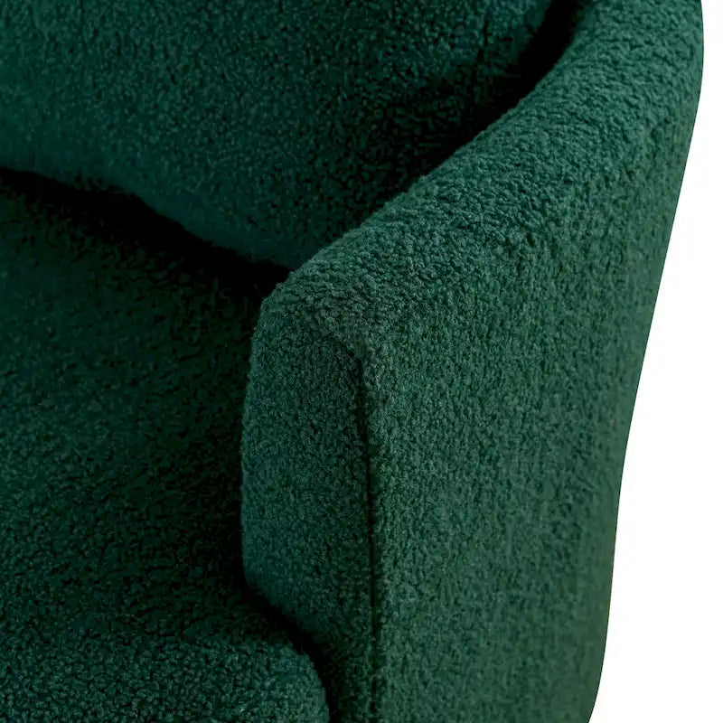 Multi-Color Boucle Swivel Barrel Chair, Set of 2
