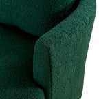 Multi-Color Boucle Swivel Barrel Chair, Set of 2
