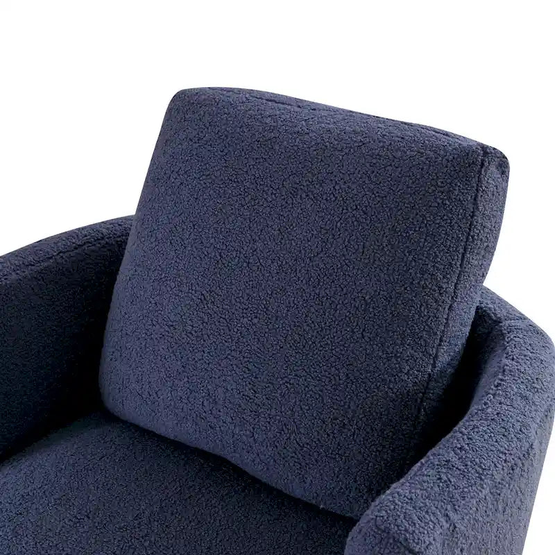 Multi-Color Boucle Swivel Barrel Chair, Set of 2