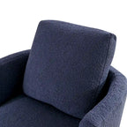 Multi-Color Boucle Swivel Barrel Chair, Set of 2
