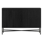 48" Rectangular Buffet Sideboard – Black Grain / White / Alder White, 3-Door
