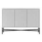 48" Rectangular Buffet Sideboard – Black Grain / White / Alder White, 3-Door