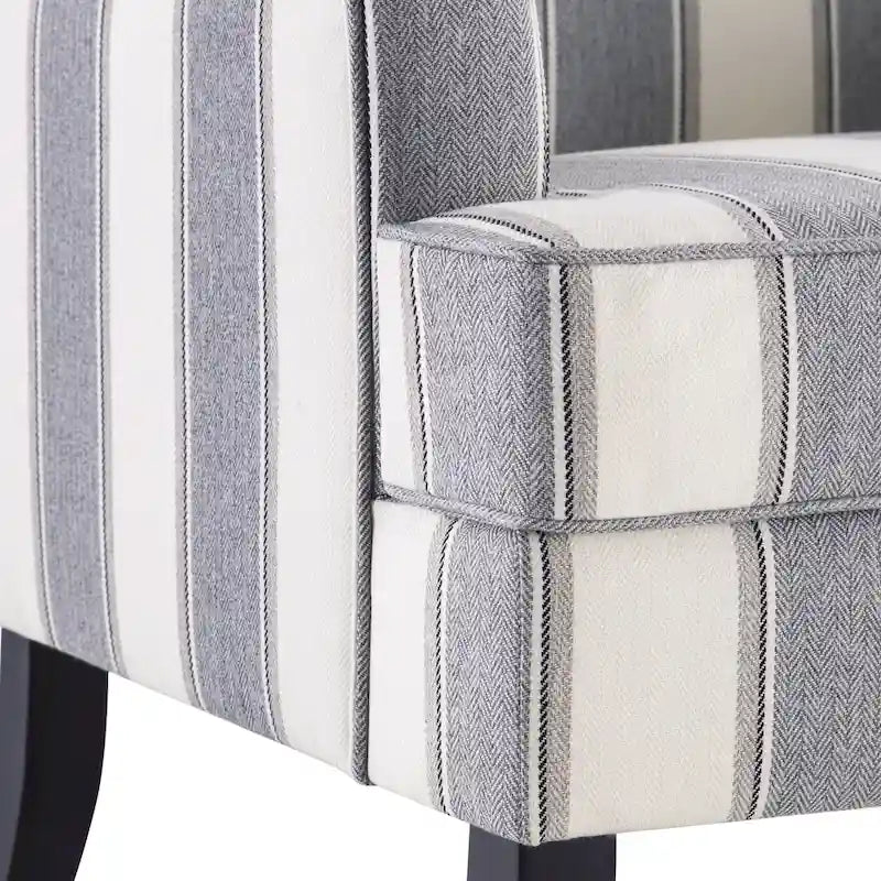 Blue / Red / Grey Nailhead Trim Accent Arm Chair, Set of 2