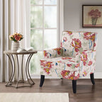 Blue / Red / Grey Nailhead Trim Accent Arm Chair, Set of 2