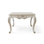 Black / Champagne, Baroque Style, 1-Piece Coffee Table with Carved Legs
