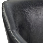 Camel Brown / Black / Grey / White Mid-Century Modern Accent Chair with Ottoman, 1-Seat
