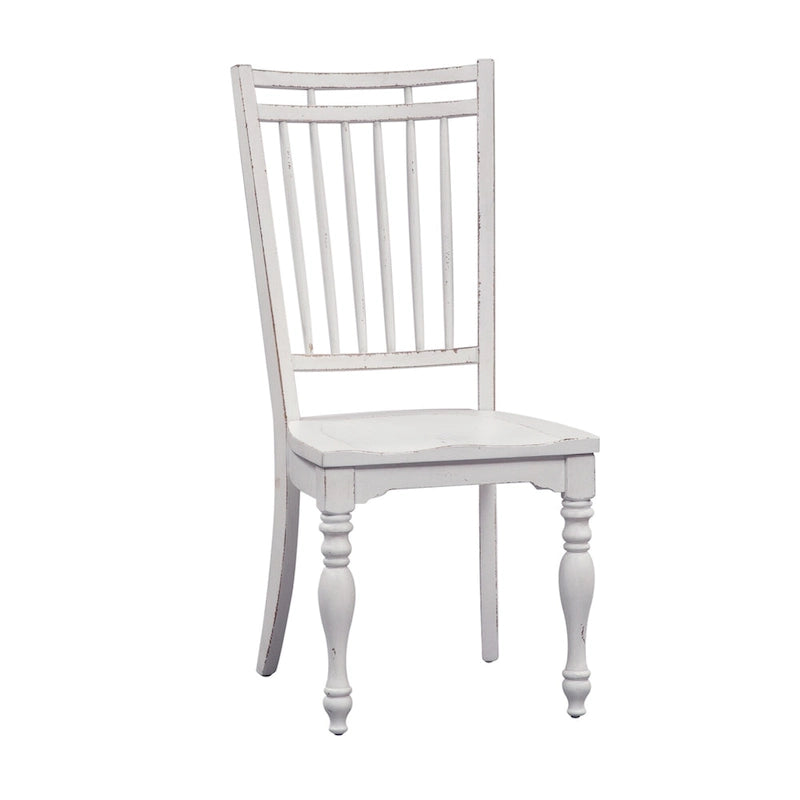 Antique White Drop Leaf Dining Set, 5-Piece, Seats 4
