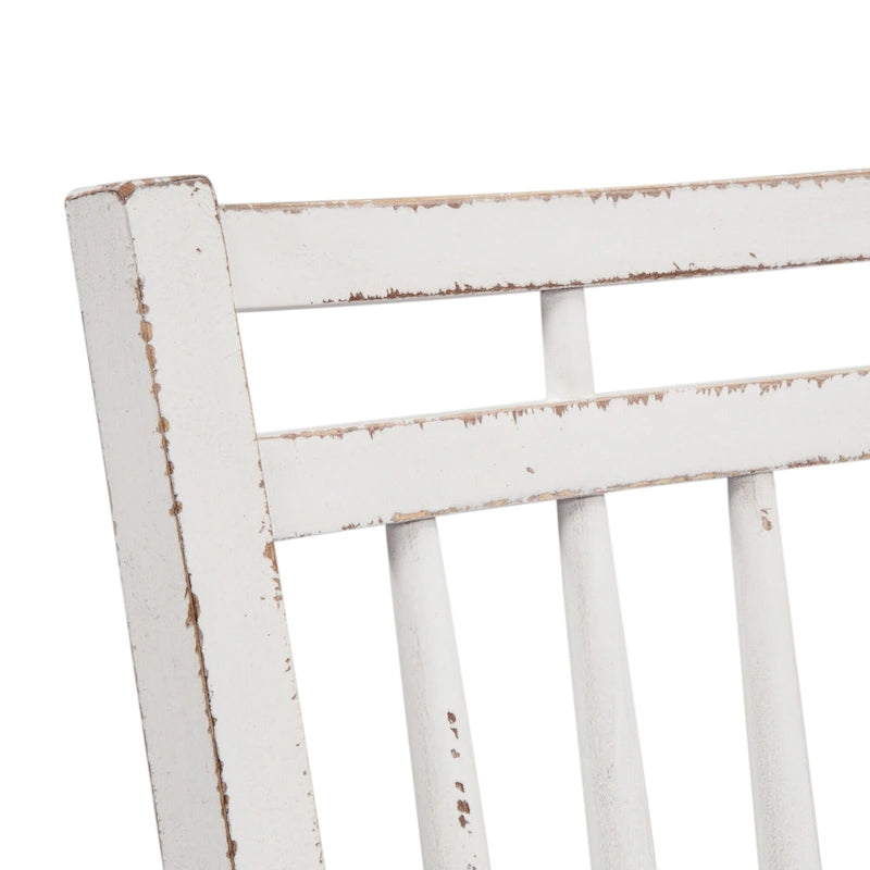 Antique White Drop Leaf Dining Set, 5-Piece, Seats 4