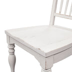 Antique White Drop Leaf Dining Set, 5-Piece, Seats 4