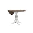 Antique White Drop Leaf Dining Set, 5-Piece, Seats 4