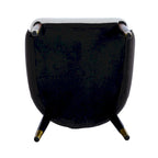 Coffee & Orange / Set of 2 / Upholstered PU Leather Dining Chair