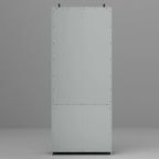 White / Grey / Black Glass Door Combo Bookcase Cabinet, 31.5" / 47.2" / 78.7"W