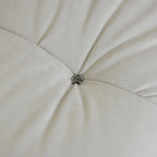 Pink / Grey / Beige Velvet Loveseat Sofa – 2-Seater