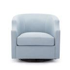 Multi-Color Swivel Glider Barrel Chair, Single Seat