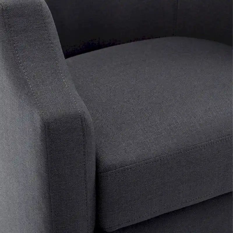Multi-Color Swivel Glider Barrel Chair, Single Seat
