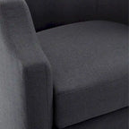 Multi-Color Swivel Glider Barrel Chair, Single Seat