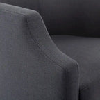 Multi-Color Swivel Glider Barrel Chair, Single Seat