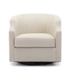 Multi-Color Swivel Glider Barrel Chair, Single Seat