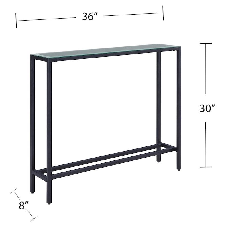 Multi-Color Glam Narrow Console Table