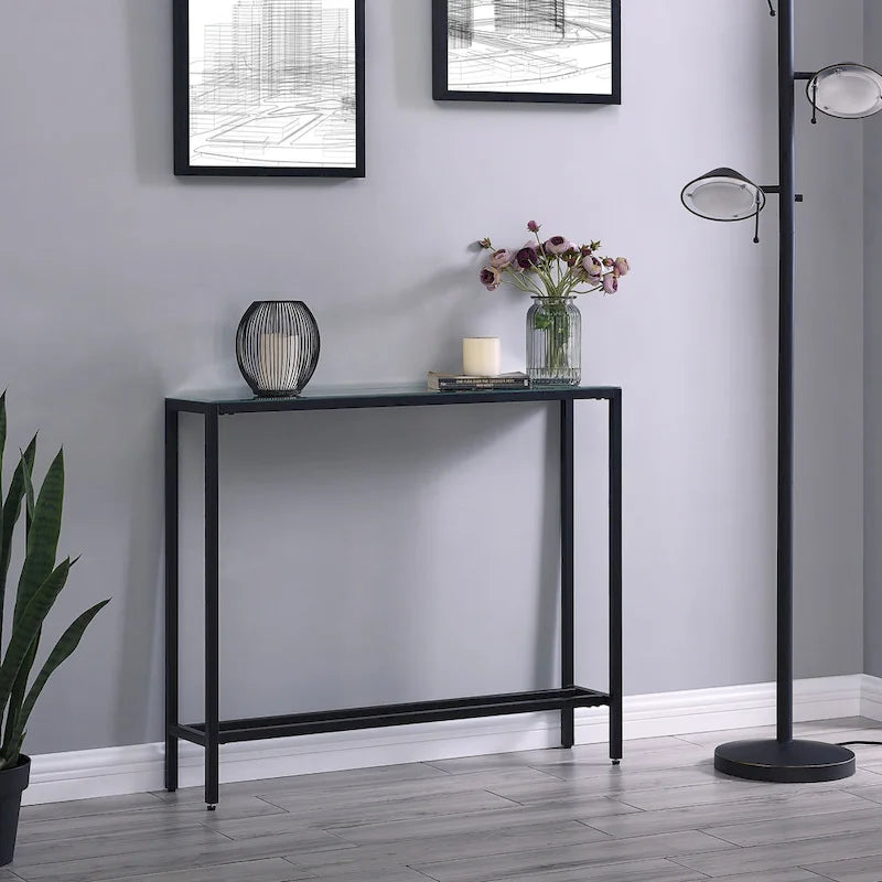Multi-Color Glam Narrow Console Table