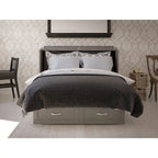 White / Espresso / Grey Queen Murphy Bed Chest with Storage & USB Charger