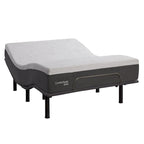 White Gel Memory Foam Mattress & Adjustable Bed Set, 1–2 Person
