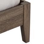 Grey / White / Cherry Bookcase Queen Platform Bed with USB Ports – 1-Person