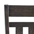Beige/Grey Round Dining Set, Slate Pedestal Table + 4 Chairs, Seats 4