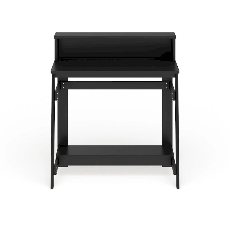 Black / Espresso / Dark Walnut A-Frame Computer Desk, Single