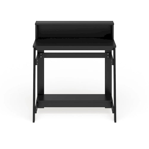 Bureau informatique en A noir / expresso / noyer foncé, simple