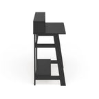 Black / Espresso / Dark Walnut A-Frame Computer Desk, Single
