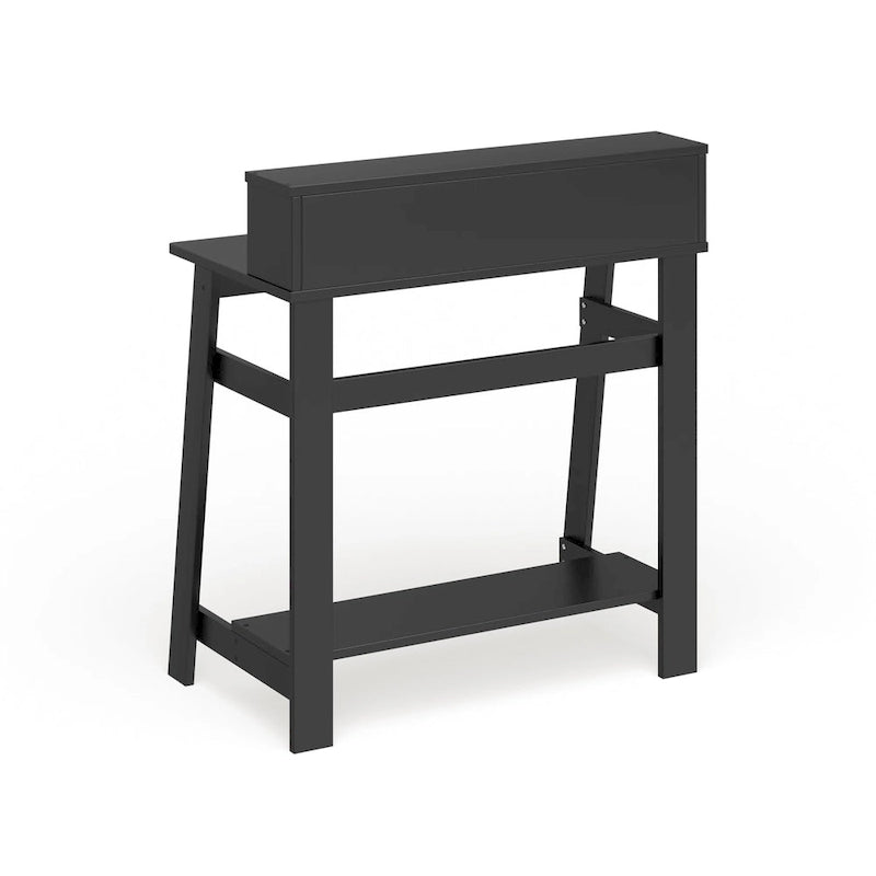 Black / Espresso / Dark Walnut A-Frame Computer Desk, Single