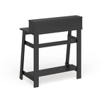 Black / Espresso / Dark Walnut A-Frame Computer Desk, Single