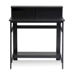 Black / Espresso / Dark Walnut A-Frame Computer Desk, Single