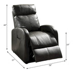 Power Lift Recliner Chair, Single Seat, Brown / Red