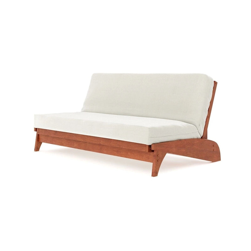 Oak / Cherry / Espresso / Grey Queen Futon Frame, 2-Person Sleeper Sofa