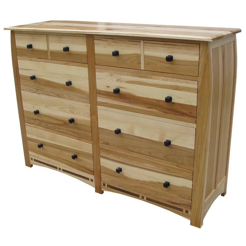 Blonde Solid Wood King Bedroom Set, 6-Piece