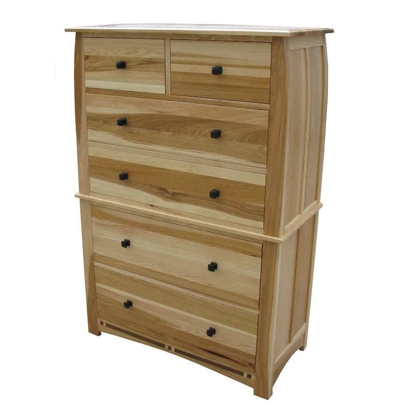 Blonde Solid Wood King Bedroom Set, 6-Piece