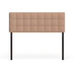 Button-Tufted Queen Headboard – Beige / Grey / Ivory, Contemporary, Fits Queen Bed