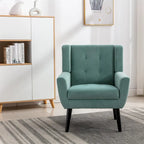 Velvet Upholstered Accent Chair, Single Seat – 14 Colors