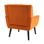 Velvet Upholstered Accent Chair, Single Seat – 14 Colors