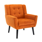 Velvet Upholstered Accent Chair, Single Seat – 14 Colors