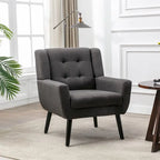 Velvet Upholstered Accent Chair, Single Seat – 14 Colors