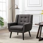 Velvet Upholstered Accent Chair, Single Seat – 14 Colors