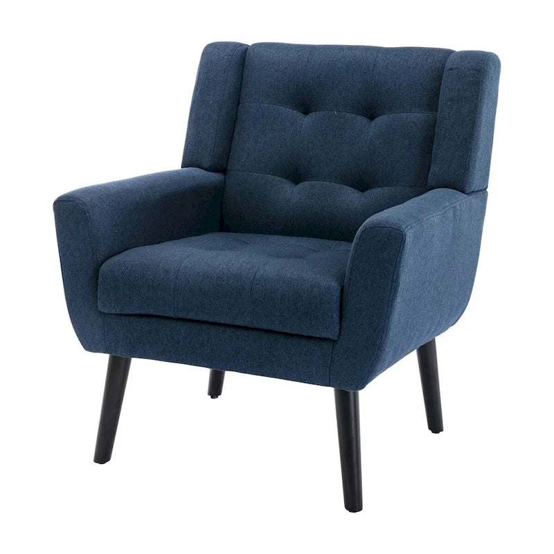 Velvet Upholstered Accent Chair, Single Seat – 14 Colors