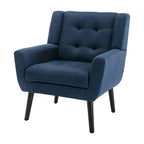 Velvet Upholstered Accent Chair, Single Seat – 14 Colors