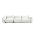 Chenille Modular Sectional Sofa with 2 Ottomans, Orange/Beige/Black/Green, Seats 3-4